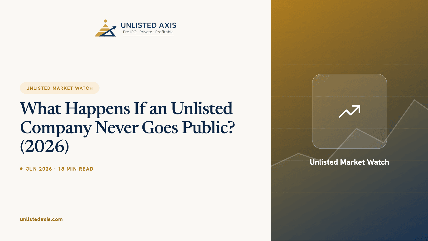 What Happens If an Unlisted Company Never Goes Public? (2026)