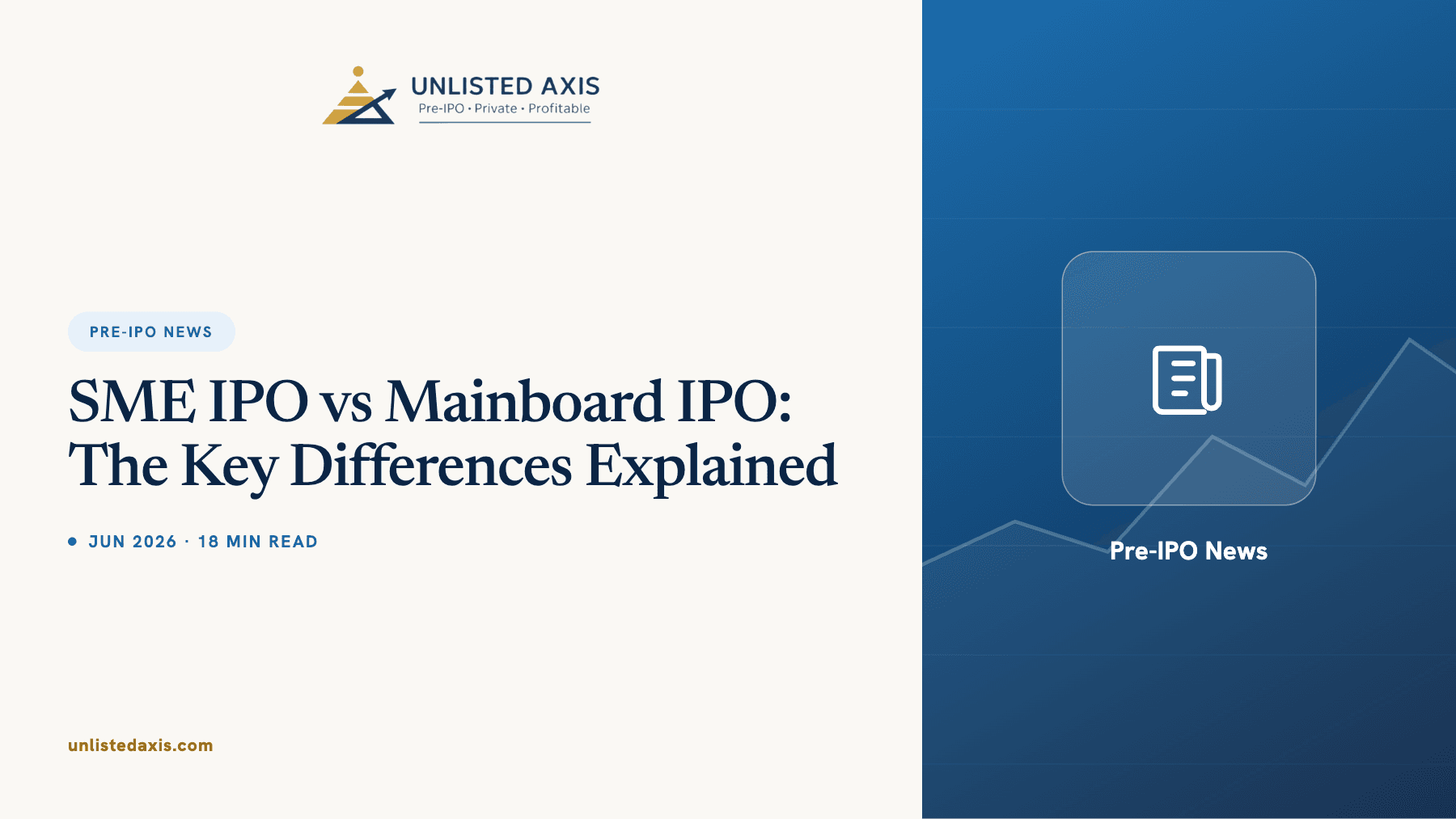 SME IPO vs Mainboard IPO: The Key Differences Explained