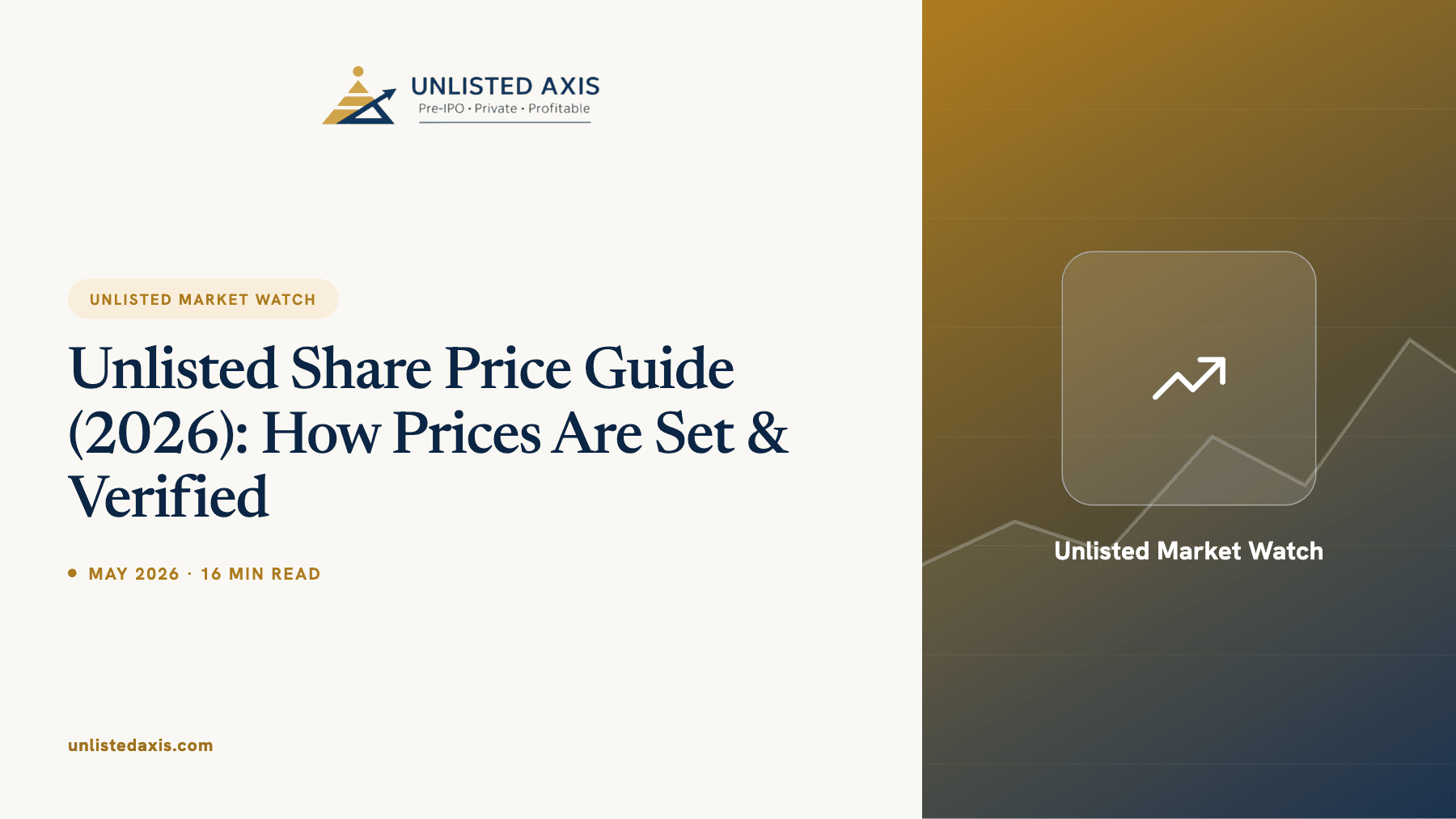 Unlisted Share Price Guide (2026): How Prices Are Set & Verified