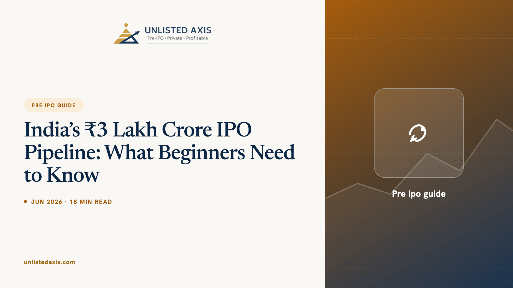 India’s ₹3 Lakh Crore IPO Pipeline: What Beginners Need to Know