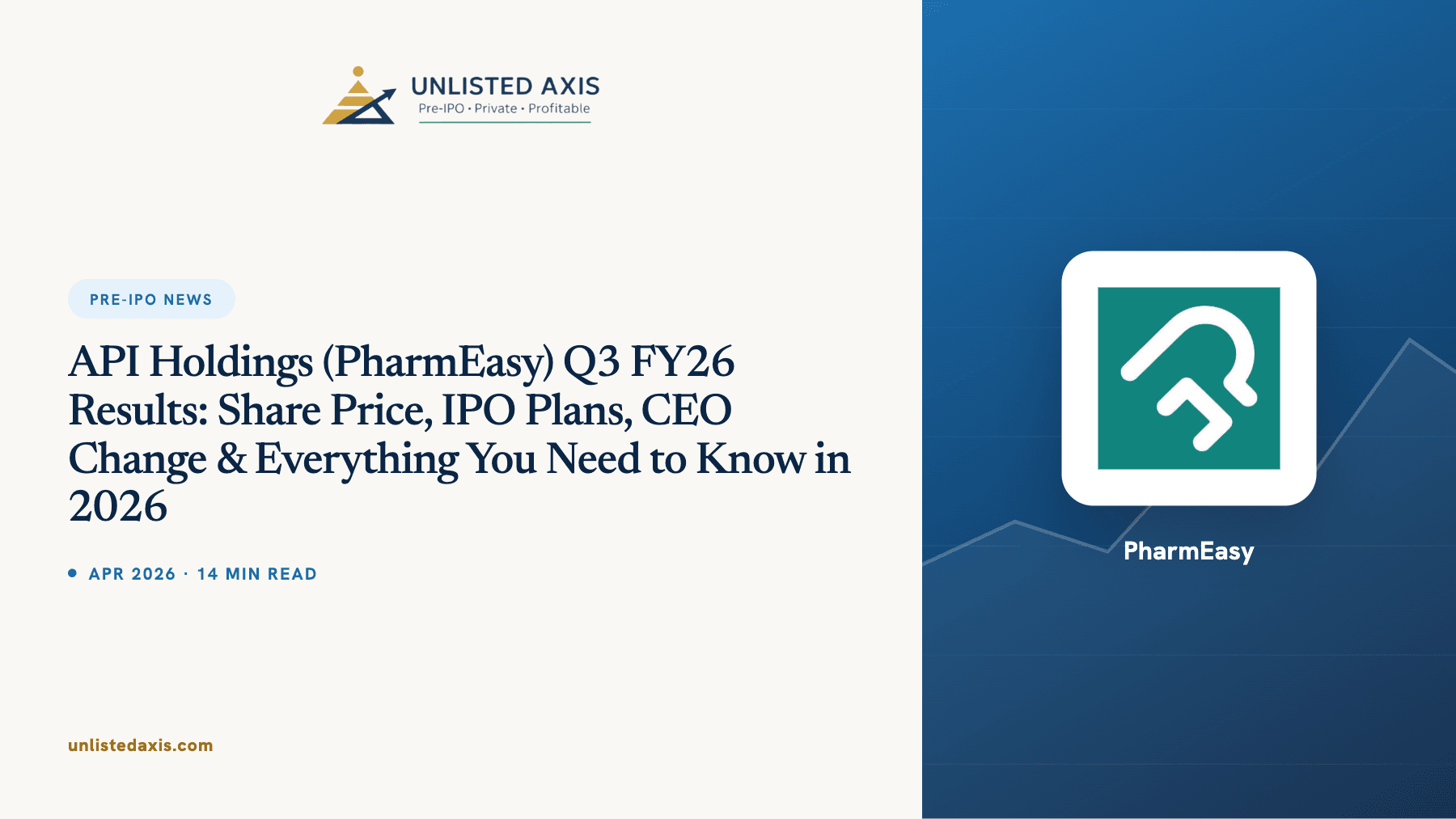 API Holdings (PharmEasy) Q3 FY26 Results: Share Price, IPO Plans, CEO Change & Everything You Need to Know in 2026