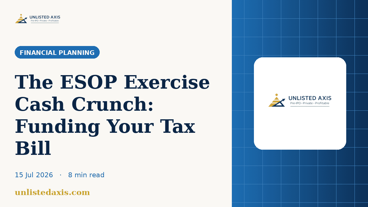 The ESOP Exercise Cash Crunch: Funding Your Tax Bill