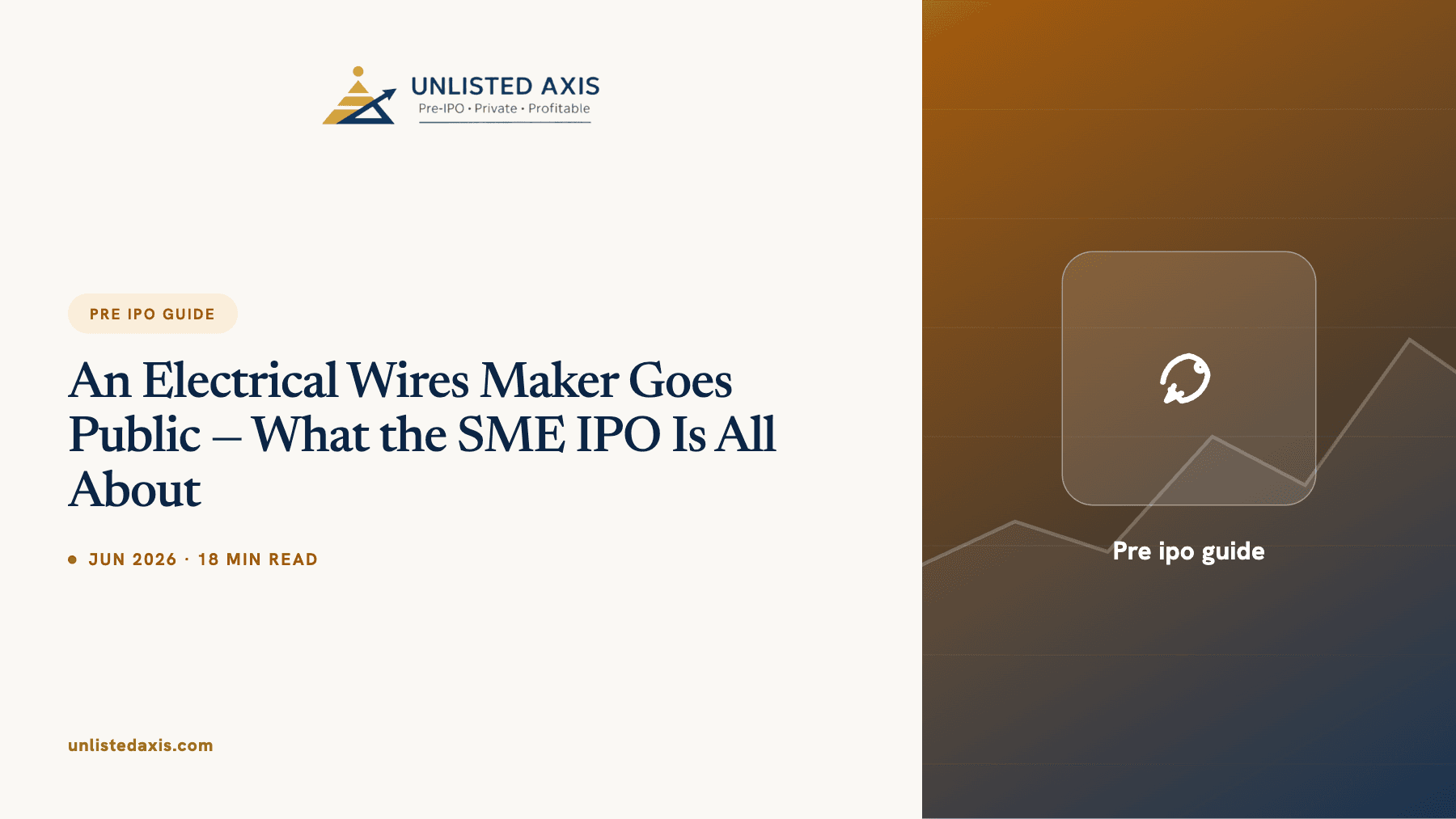 An Electrical Wires Maker Goes Public — What the SME IPO Is All About