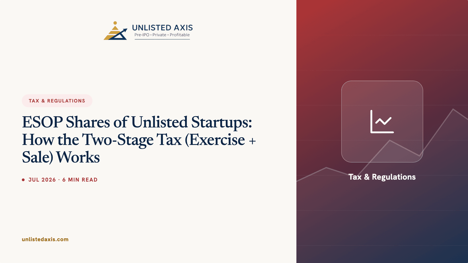 ESOP Shares of Unlisted Startups: How the Two-Stage Tax (Exercise + Sale) Works
